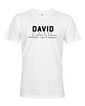 Pánské tričko k meninám David