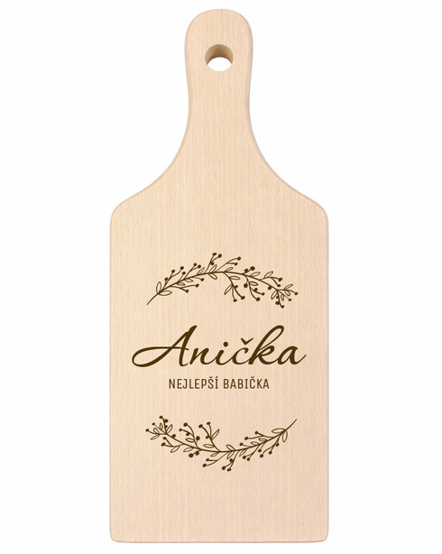 Drevená doska 14x30 cm - Najlepšia babička