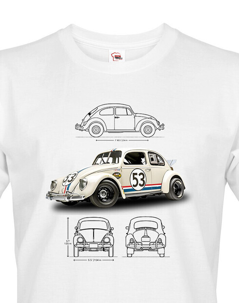 Pánské tričko Volkswagen Beetle 53