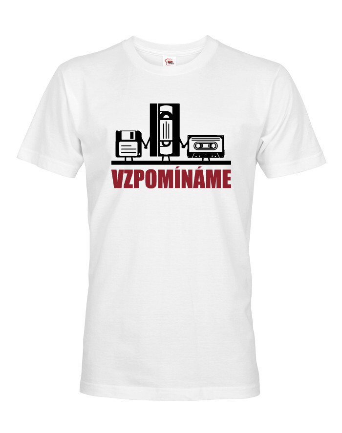 Pánske tričko s retro motívom Spomíname