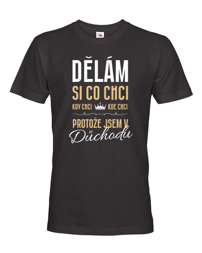 Pánské tričko Som v dôchodku