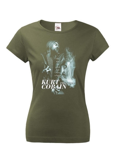 Dámske tričko Kurt Cobain