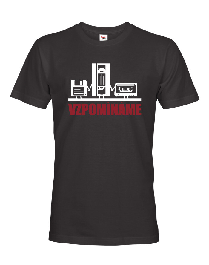 Pánske tričko s retro motívom Spomíname
