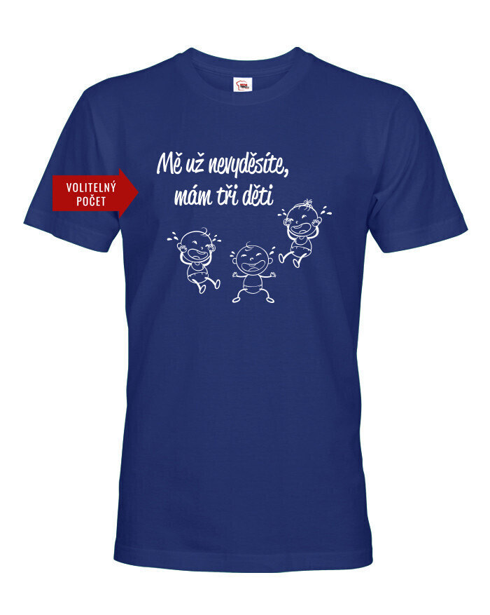 Tričko s potlačou pre tatínkov "Mňa už nevystrašíte"