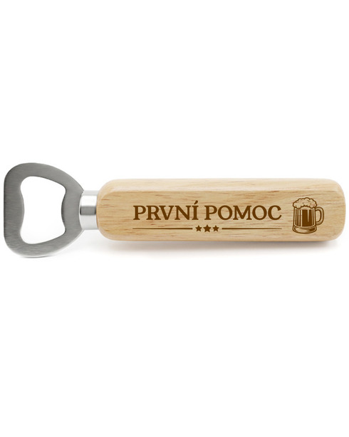 Drevený otvárač Prvá pomoc