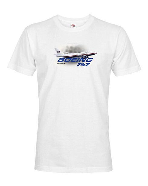 Pánské tričko Boeing 747 Air Force One