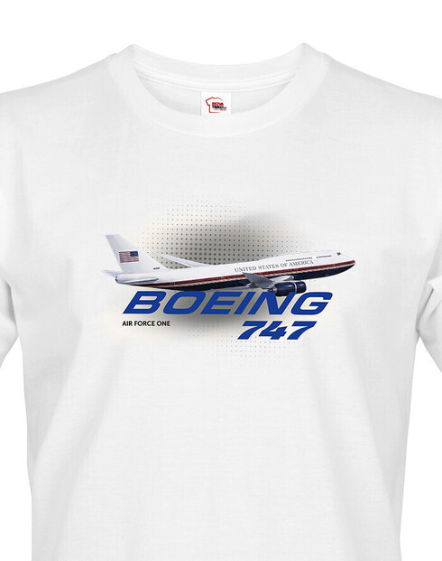 Pánské tričko Boeing 747 Air Force One