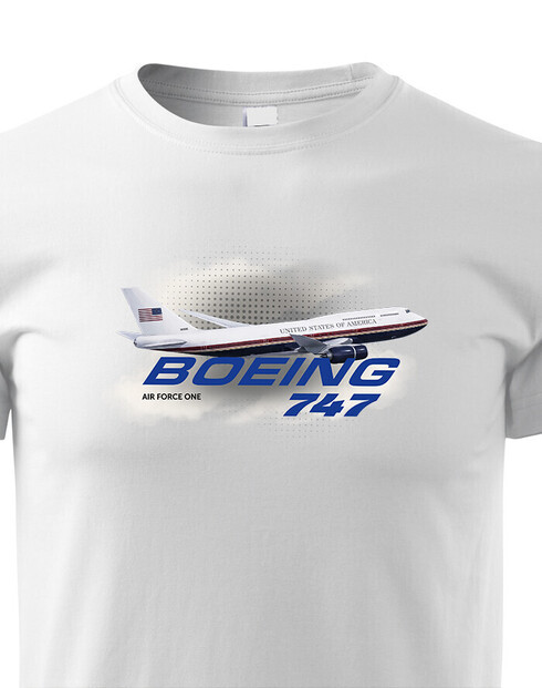 Detské tričko Boeing 747 Air Force One
