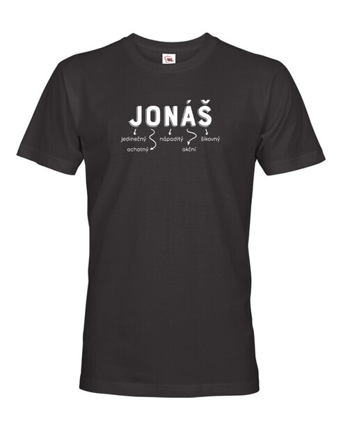 Pánské tričko k meninám Jonáš