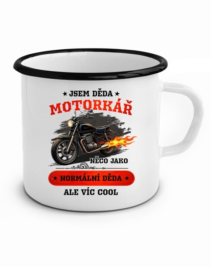 Plecháček Děda motorkář