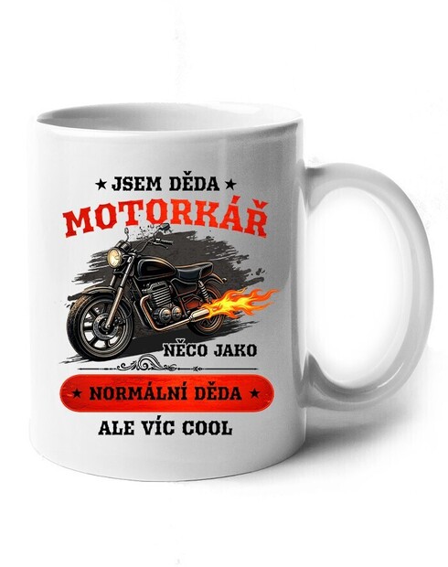 Hrnek Děda motorkář