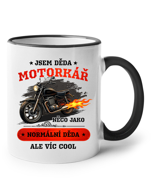 Hrnek Děda motorkář