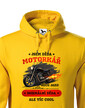 Pánská mikina Dedko motorkár