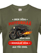 Pánske tričko Dedko motorkár