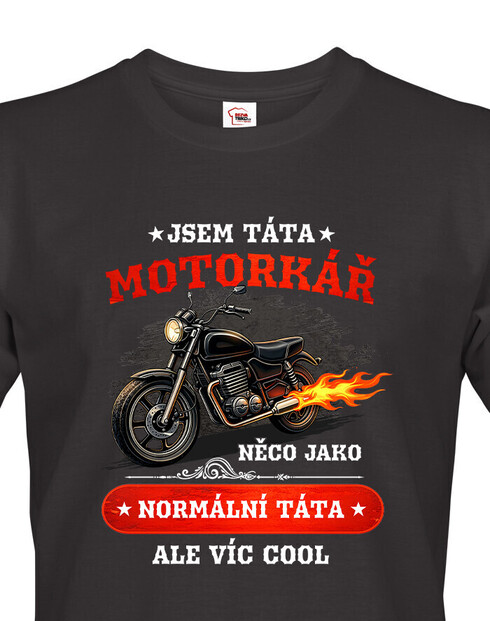 Pánske tričko Tato motorkár