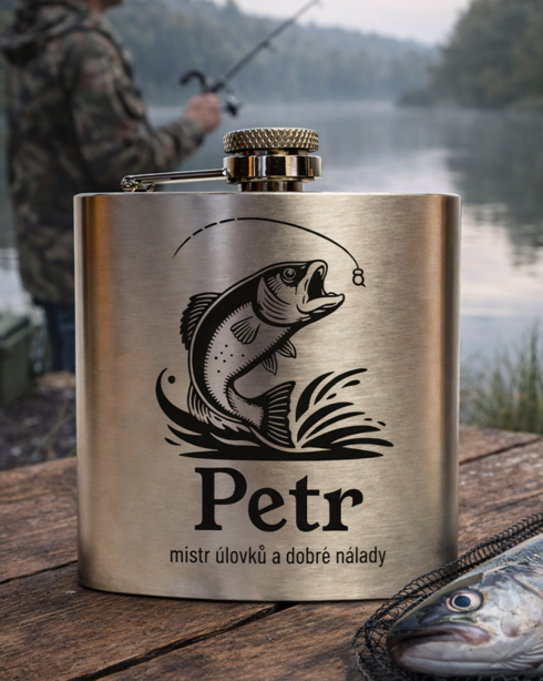 Nerezová ploskačka 180 ml Majster úlovkov