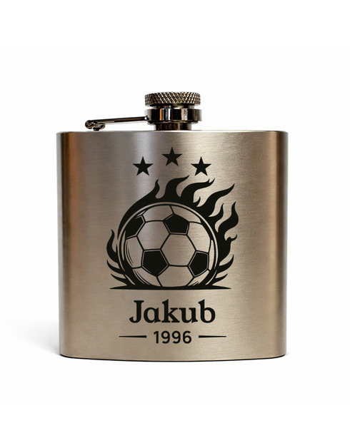 Nerezová ploskačka 180 ml Pre milovníkov futbalu