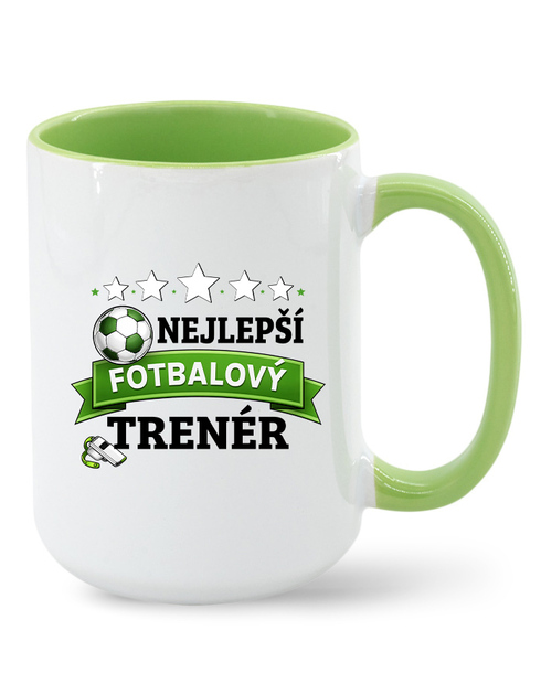 Keramický hrnček najlepší futbalový tréner