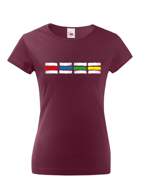 Dámske tričko s motívom turistických značiek