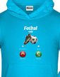 Detská mikina Futbal volá