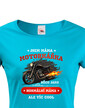 Dámske tričko Som mama motorkárka