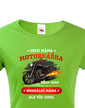 Dámske tričko Som mama motorkárka
