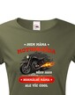 Dámske tričko Som mama motorkárka