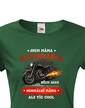 Dámske tričko Som mama motorkárka