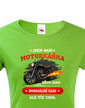 Dámske tričko Som babka motorkárka
