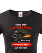 Dámske tričko Som babka motorkárka