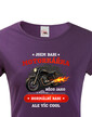 Dámske tričko Som babka motorkárka