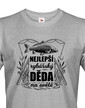 Tričko s potlačou pre dedka rybára