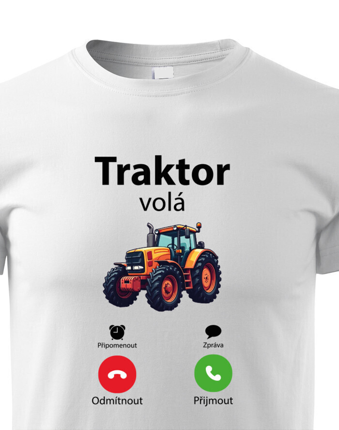 Detské tričko Traktor volá