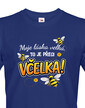 Pánské tričko pre včelárov Moja láska velká
