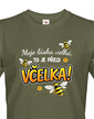 Pánské tričko pre včelárov Moja láska velká