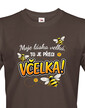 Pánské tričko pre včelárov Moja láska velká