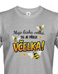 Pánské tričko pre včelárov Moja láska velká