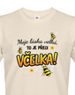Pánské tričko pre včelárov Moja láska velká
