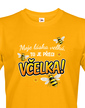 Pánské tričko pre včelárov Moja láska velká