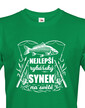 Detské tričko - Najlepší rybárský syn na svete