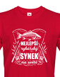 Detské tričko - Najlepší rybárský syn na svete