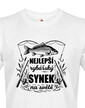 Detské tričko - Najlepší rybárský syn na svete
