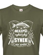 Detské tričko - Najlepší rybárský syn na svete
