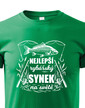 Detské tričko - Najlepší rybárský syn na svete