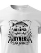 Detské tričko - Najlepší rybárský syn na svete