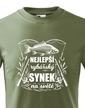 Detské tričko - Najlepší rybárský syn na svete