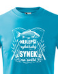 Detské tričko - Najlepší rybárský syn na svete