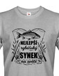 Detské tričko - Najlepší rybárský syn na svete