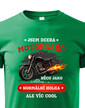 Detské tričko Som dcéra motorkárov