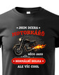 Detské tričko Som dcéra motorkárov